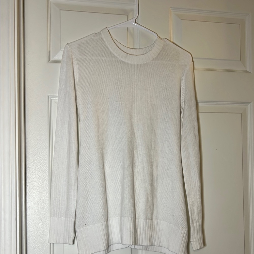 Classic White Sweater